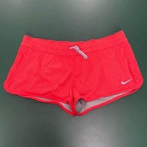 Red Nike Activewear Shorts, Size XL